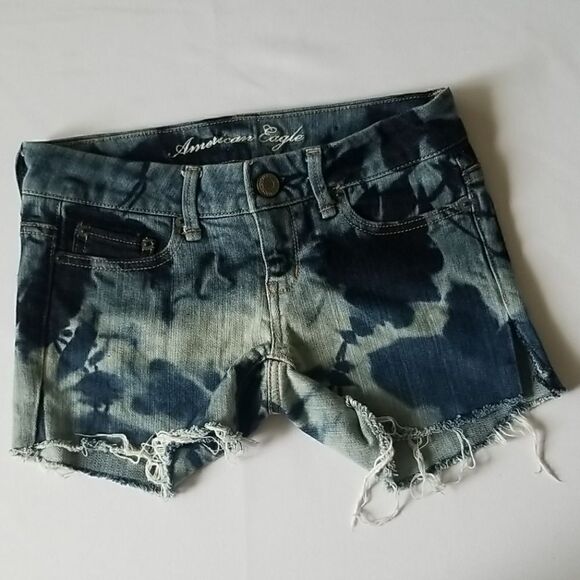 American Eagle distressed Denim cutoffs … - Picture 1 of 6